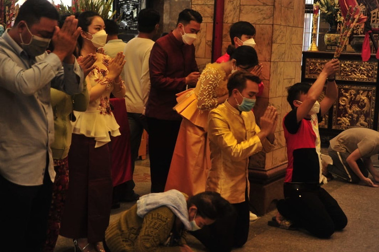 Lễ hội thu hút sự tham gia của đông đảo người dân.