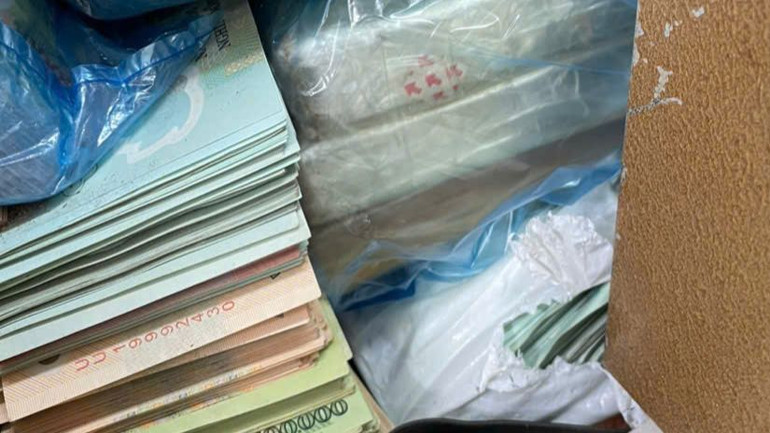 Tang vật vụ án thu giữ được tại nhà đối tượng Mà Thị Xinh.