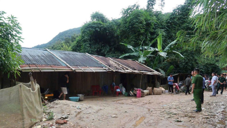 Hiện trường nơi các đối tượng gây án.