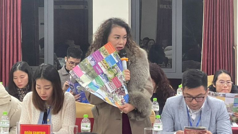 Các đơn vị tham gia ý kiến tại buổi tọa đàm.