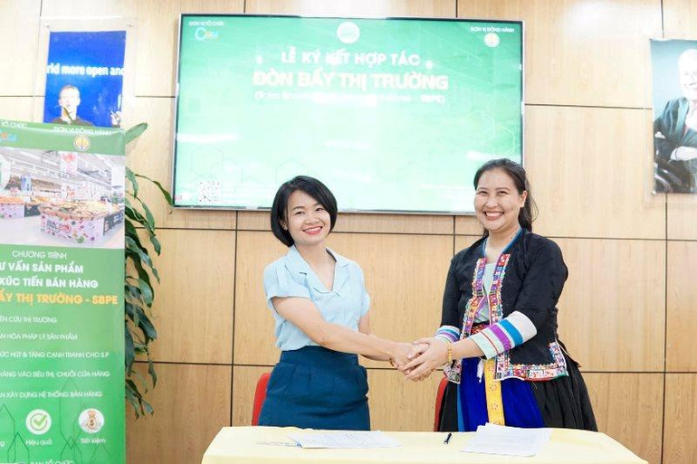 Lợi thế kinh nghiệm marketing giúp chị Hòa nhanh chóng mở rộng thị trường khắp ba miền.