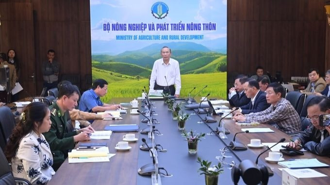 Thứ trưởng Nông nghiệp và Phát triển nông thôn phát biểu chỉ đạo tại Hội nghị.