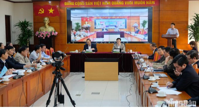 Toàn cảnh hội nghị phòng, chống dịch bệnh động vật cuối năm và kiểm soát giết mổ bảo đảm vệ sinh an toàn thực phẩm dịp Tết Nguyên đán Ất Tỵ năm 2025.