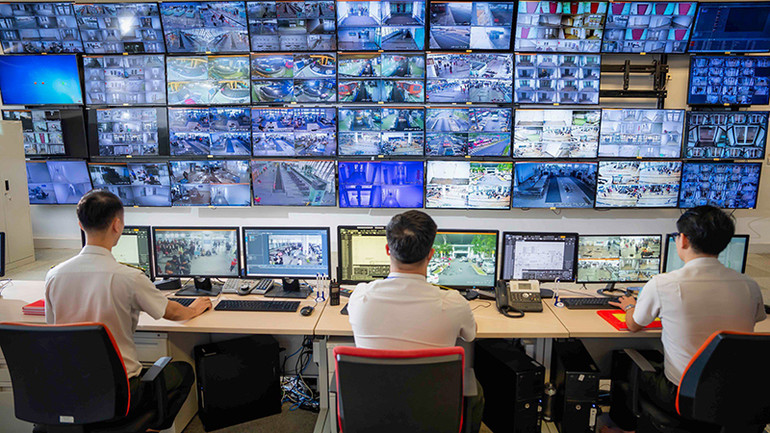 Cảng Hàng không quốc tế Nội Bài thực hiện các biện pháp tăng cường an ninh trong dịp Tết.