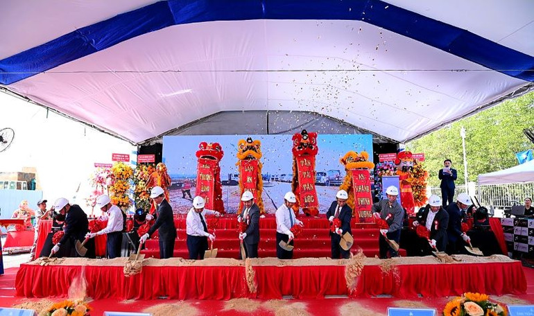 Nghi thức khởi công giai đoạn 2 Hệ thống kho lạnh NECS.