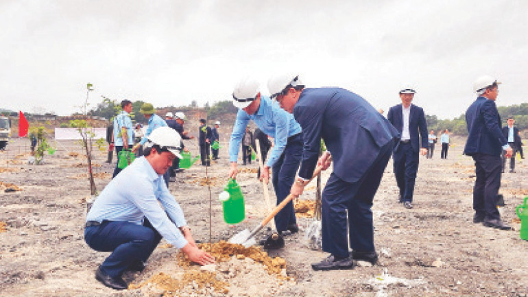 TKV phát động trồng cây đầu xuân 2024.