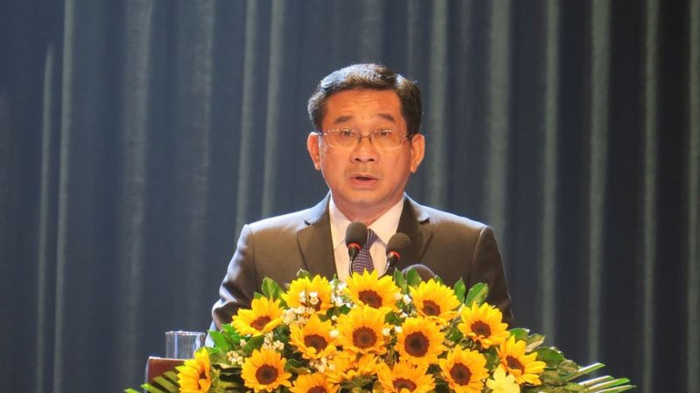 Ông Dương Ngọc Hải, Phó Chủ tịch Thường trực Ủy ban nhân dân Thành phố Hồ Chí Minh phát biểu tại buổi lễ.