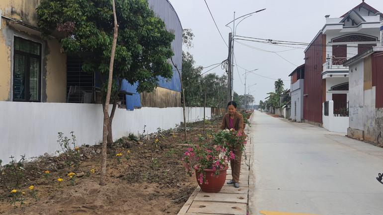 Chương trình xây dựng nông thôn mới làm thay đổi diện mạo nông thôn.