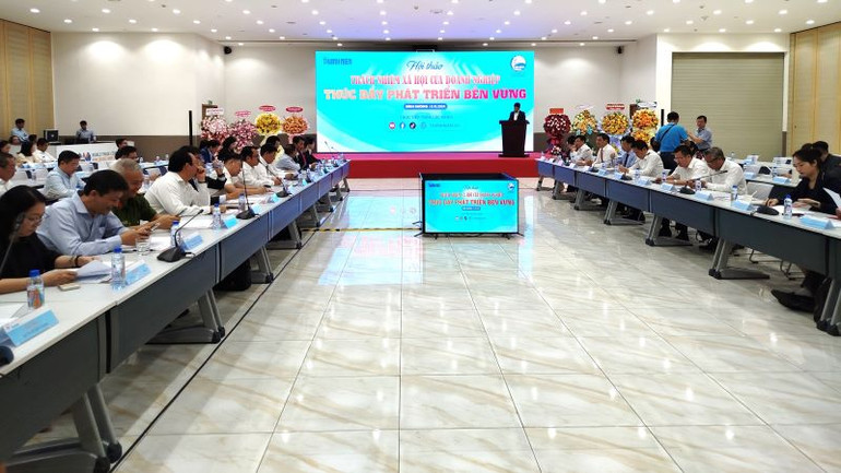 Toàn cảnh buổi hội thảo.