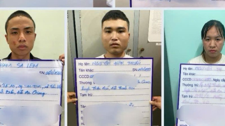 Đối tượng Phạm Sa Lem, Nguyễn Đình Thuấn và Nguyễn Thị Nhí.