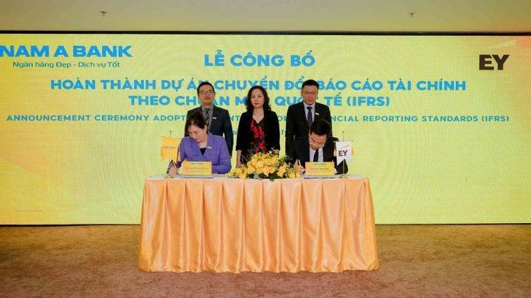 Mới đây, ngân hàng đã hoàn thành dự án chuyển đổi báo cáo tài chính IFRS.
