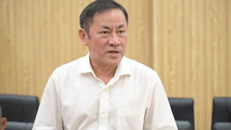 Ông Đỗ Hữu Phước, Thành viên Hội đồng quản trị, Phó Tổng Giám đốc VRG phát biểu tại Lễ trao chứng nhận đầu tư Khu công nghiệp Hiệp Thạnh giai đoạn 1.