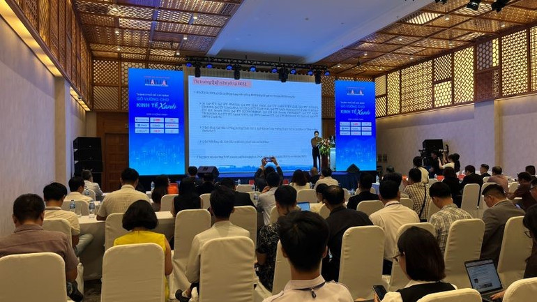 Quang cảnh Diễn đàn Gỡ vướng cho kinh tế xanh