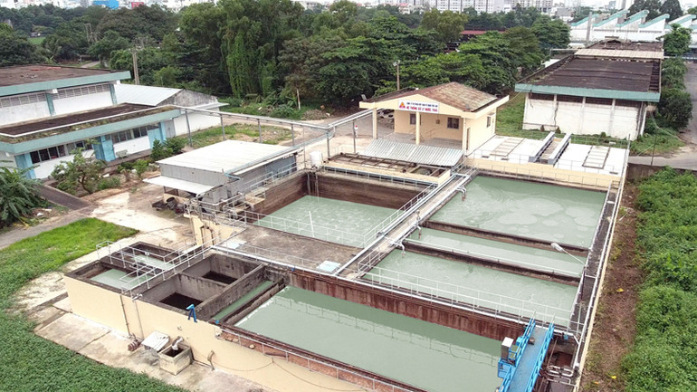 Hệ thống xử lý nước thải tại VISSAN. Hệ thống xử lý nước thải tại VISSAN.