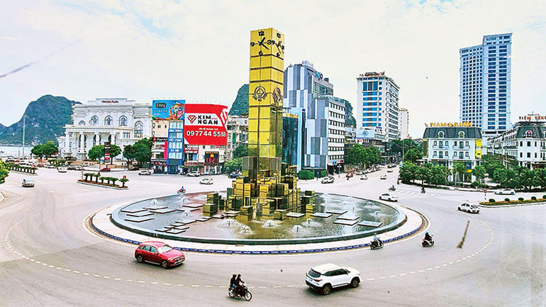 Một góc thành phố Hạ Long, tỉnh Quảng Ninh.