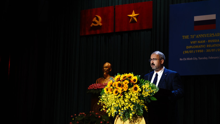 Ông Sadykov Timur Sirozhevich, Tổng Lãnh sự Liên bang Nga tại Thành phố Hồ Chí Minh. (Ảnh: THẾ ANH)