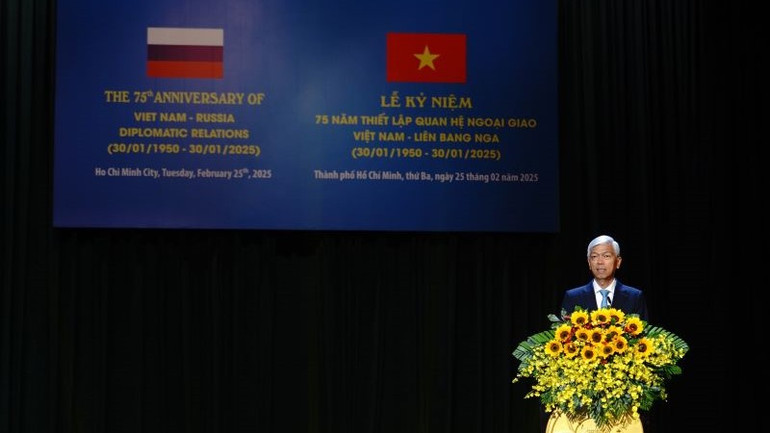 Phó Chủ tịch Ủy ban nhân dân Thành phố Hồ Chí Minh Võ Văn Hoan phát biểu. (Ảnh: THẾ ANH)