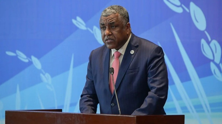 Ông Girma Amente, Bộ trưởng Nông nghiệp Ethiopia, chia sẻ tại phiên thảo luận. Ông Girma Amente, Bộ trưởng Nông nghiệp Ethiopia, chia sẻ tại phiên thảo luận.