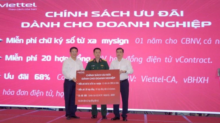 Công bố chính sách ưu đãi dành cho doanh nghiệp của Viettel.