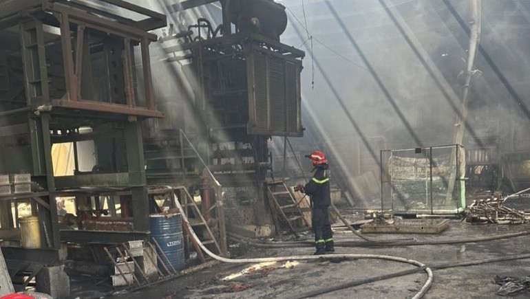 Vụ cháy đã được dập tắt hoàn toàn.