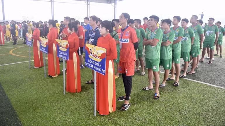 Các đội bóng vào vòng chung kết Giải vô địch bóng đá công nhân toàn quốc năm 2023.