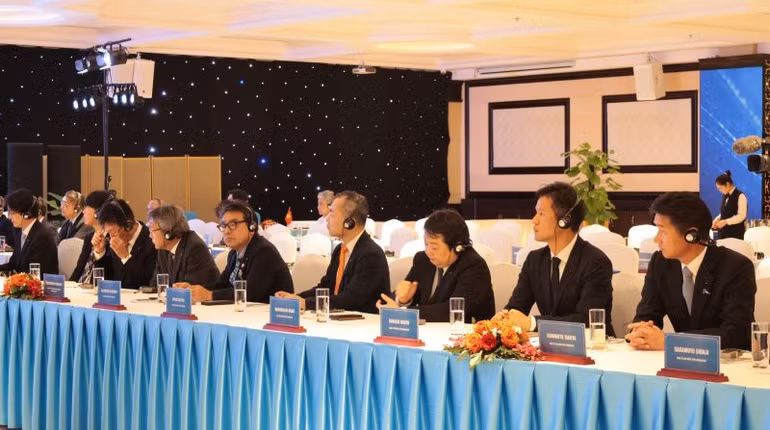 Các thành viên Đoàn công tác tỉnh Yamaguchi và doanh nghiệp Nhật Bản.