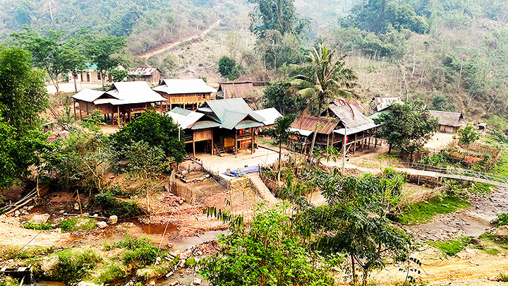 Một góc bản Na Ngoi, huyện Kỳ Sơn (Nghệ An).