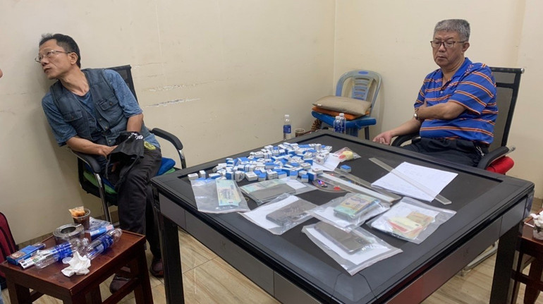 Các đối tượng người nước ngoài tham gia đường dây đánh bạc