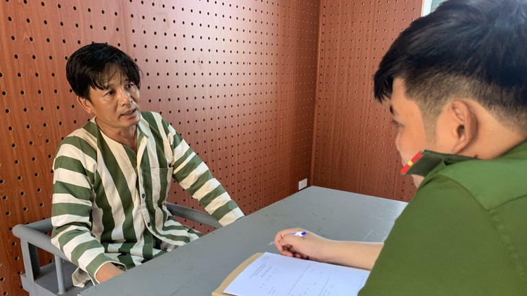 Đối tượng Dương Phú Hiền bị bắt giữ.