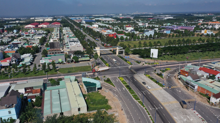 Hạ tầng hoàn thiện của huyện Bàu Bàng (tỉnh Bình Dương) sẽ tạo thuận lợi cho Khu công nghiệp Cây Trường phát triển.