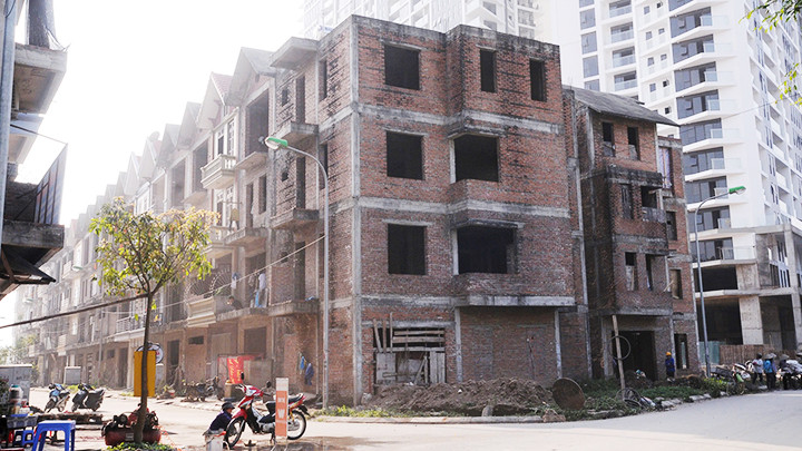 Lượng bất động sản tồn kho đang ở mức cao. Ảnh: BẮC SƠN