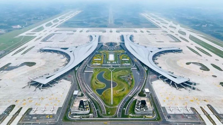 Sân bay quốc tế Thiên Phủ Thành Đô.