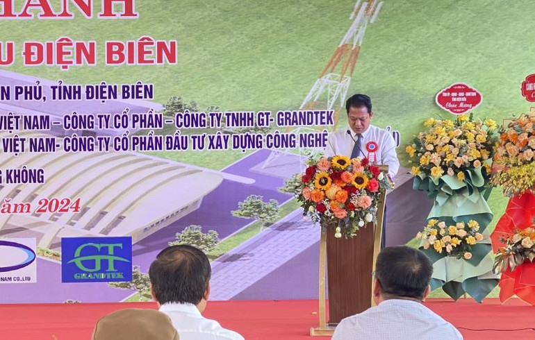 Ông Lê Hoàng Minh, Chủ tịch Hội đồng thành viên VATM phát biểu.