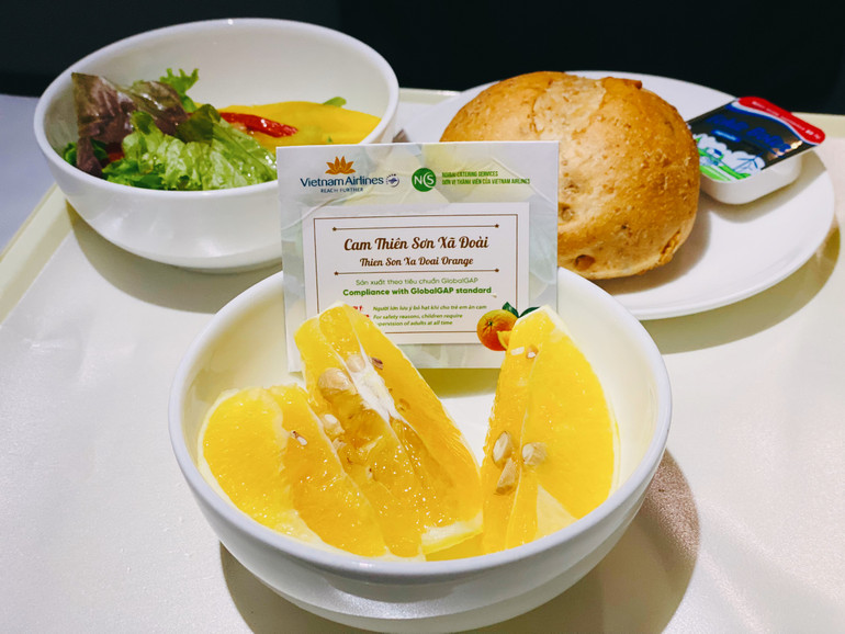 Đưa sản vật nội địa lên độ cao 10.000 mét là cách Hãng hàng không quốc gia gắn kết sản phẩm hàng không với ẩm thực truyền thống.