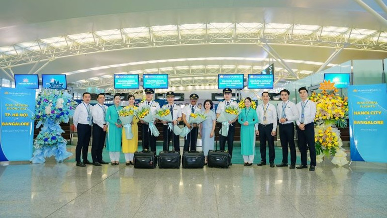 Vietnam Airlines chính thức khai trương đường bay thẳng kết nối Hà Nội với Bengaluru, trung tâm công nghệ hàng đầu của Ấn Độ.