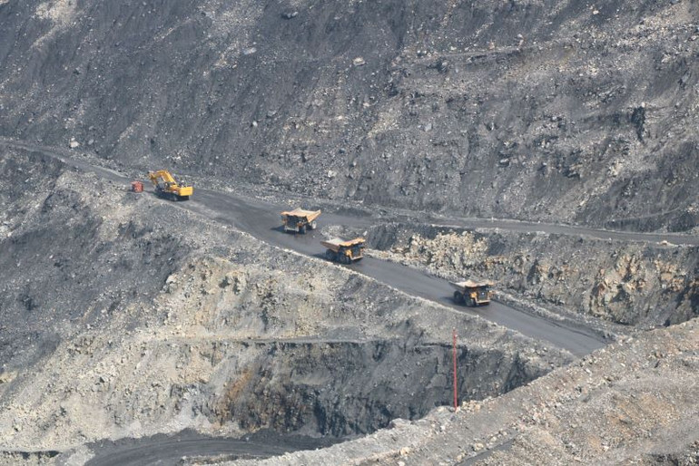 Khai trường Than Đèo Nai đã trở lại sản xuất bình thường.