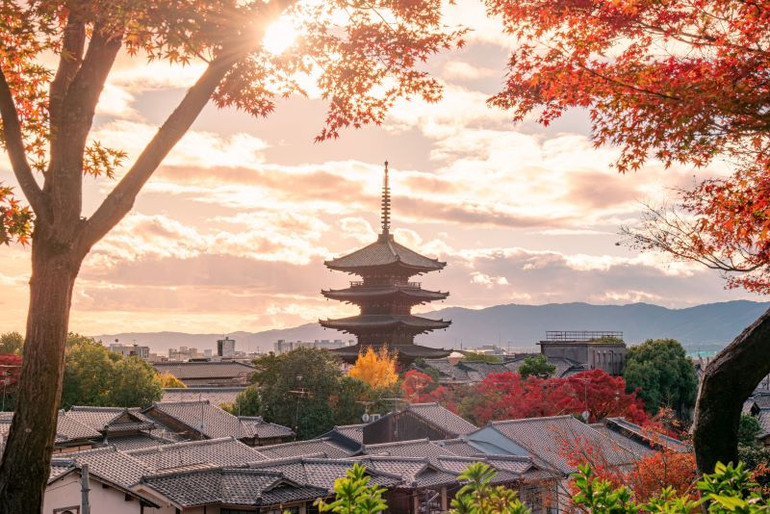 Một thắng cảnh du lịch của Nhật Bản.