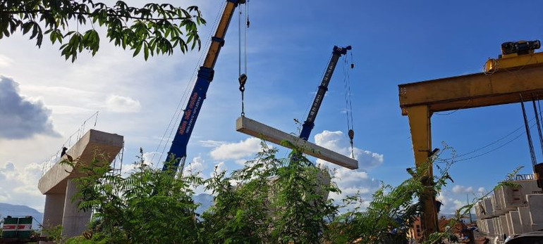 Thi công trụ cầu. Thi công trụ cầu.