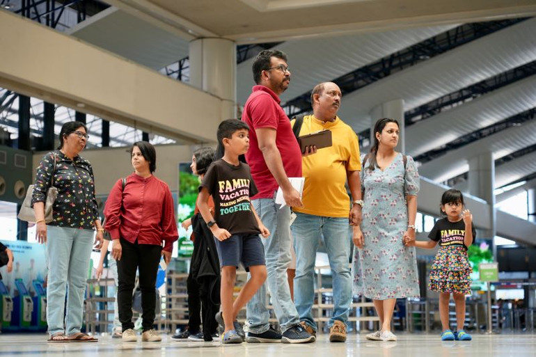 Sản lượng khách qua Nội Bài ngày 4/9 ước đạt hơn 86 nghìn lượt, trong đó khách quốc tế 27 nghìn lượt.