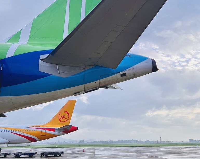 Máy bay A320 mới mang “màu áo” cam, có phần khác biệt so với màu xanh thương hiệu của Tre Việt.