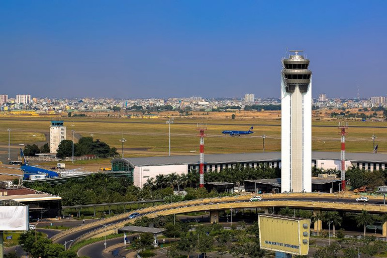 Đài Kiểm soát không lưu sân bay Tân Sơn Nhất.