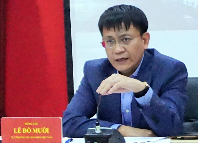 Cục trưởng Hàng hải Việt Nam Lê Đỗ Mười.