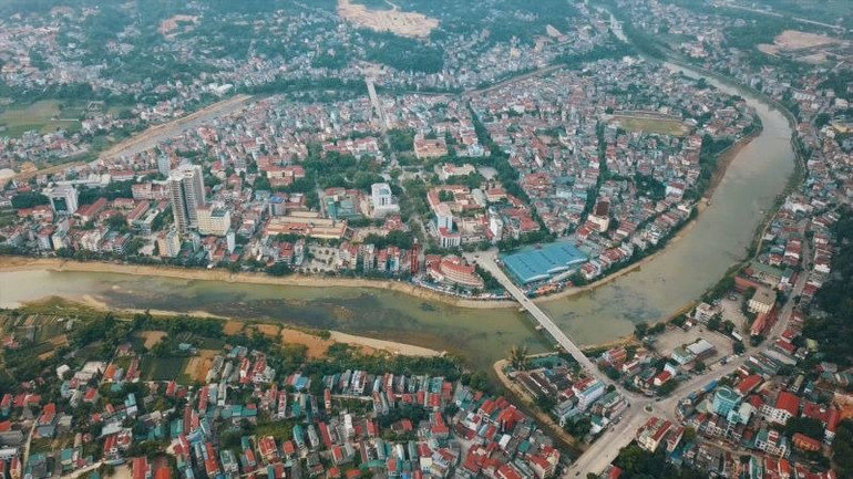 Một góc thành phố Cao Bằng.