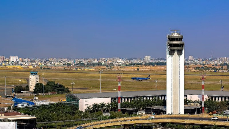 Đài Kiểm soát không lưu sân bay Tân Sơn Nhất.