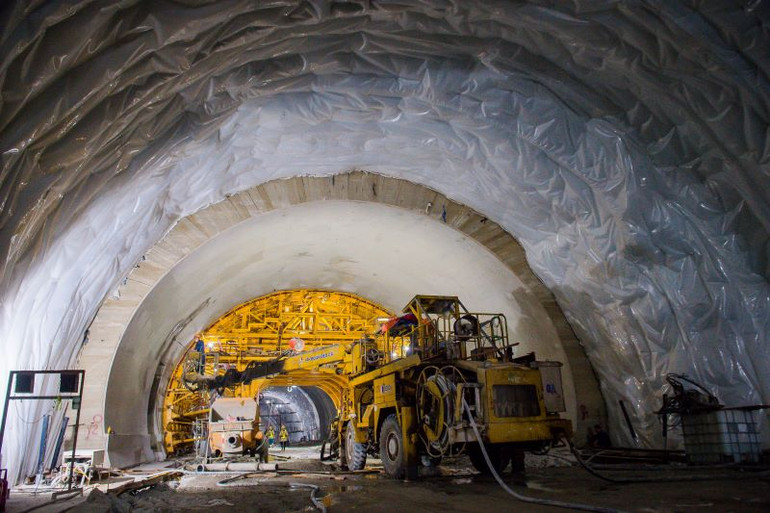 Hầm số 3 trên tuyến cao tốc Quảng Ngãi-Hoài Nhơn.