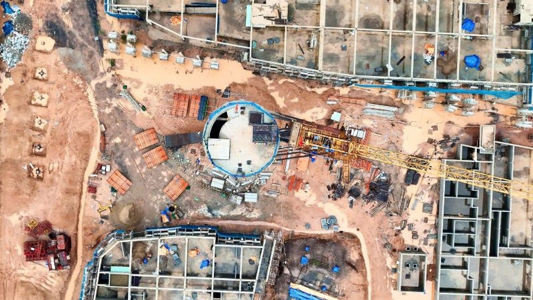 Hạng mục ATCT – “bộ não” của công tác điều hành không lưu đang được các đơn vị thi công với tiến độ vượt kế hoạch, thể hiện sự quyết tâm cao độ của VATM.