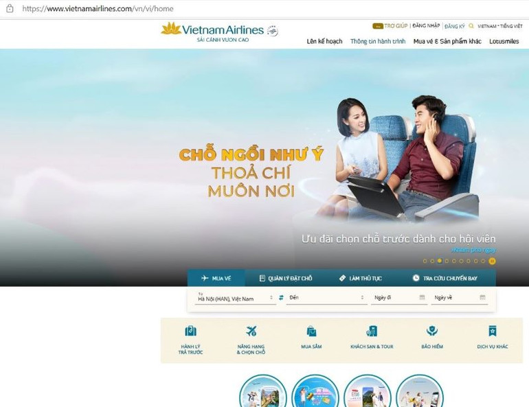 Chứng nhận bảo đảm thông tin của khách hàng giao dịch thẻ tín dụng trên các kênh thương mại điện tử của Vietnam Airlines được bảo vệ một cách an toàn, tránh rủi ro lừa đảo và vi phạm bảo mật.