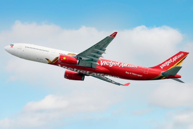 Máy bay A330 của Vietjet. Máy bay A330 của Vietjet.