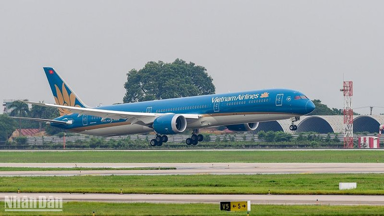 Máy bay mới, hiện đại của Vietnam Airlines.