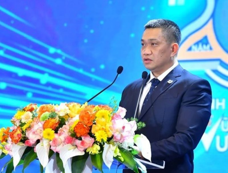 Ông Phạm Hồng Quang, Tổng Giám đốc VEC phát biểu.